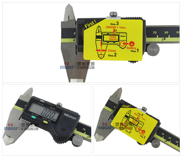 電子數(shù)顯卡尺帶SPC輸出(硬質(zhì)合金內(nèi)、外徑測(cè)量爪)500-175-20