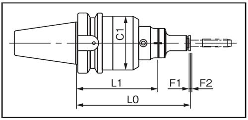 日本KATO微伸縮攻絲刀柄CA系列SSR-OHC 攻絲刀柄