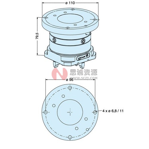 ER-007580 erowa夾具手動(dòng)快速卡盤