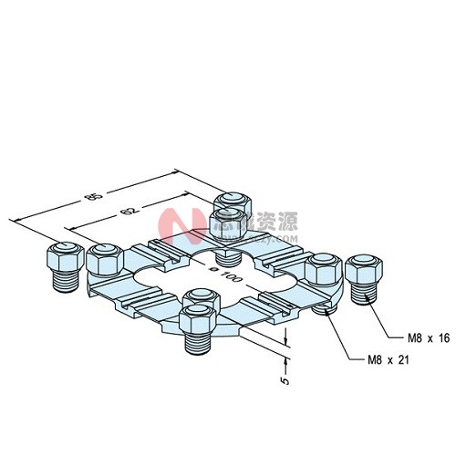 ER-036658 er?036657 erowa定位片g inox(一套5組)